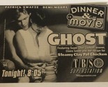Ghost Print Ad Vintage Patrick Swayze Demi Moore TPA3 - $5.93