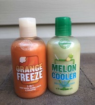Bath Body Works 3-in-1 Wash Shampoo Orange Freeze Melon Cooler bubble - $24.99