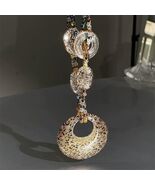 Leopard Print Beaded necklace Pi Xiu LUCKY Amulet  Y2K Bohemian Energy P... - $39.95