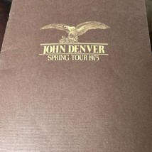 John Denver Spring Tour 1975 Celebrate Vintage Tour PROGRAM WI&#39; lyrics &amp; photos - £21.66 GBP