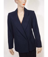 DKNYC Donna Karen Womens Nightfall Navy Wool Delivery Coat Blazer Jacket... - $87.90 CAD