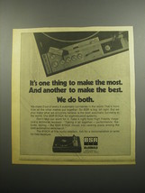 1974 BSR McDonald 810QX Transcription Series Turntable Advertisement - £14.52 GBP