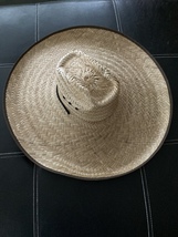Oversized Extra Large Brim One Size Straw hat - £39.50 GBP
