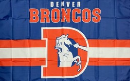 Denver Broncos Pride Flag 3x5ft Banner Polyester American Football broncos041 - £12.78 GBP