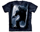 Sasquatch Bigfoot Unisex Adult T-Shirt The Mountain 100% Cotton Blue - £20.90 GBP+