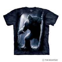 Sasquatch Bigfoot Unisex Adult T-Shirt The Mountain 100% Cotton Blue - £21.02 GBP+