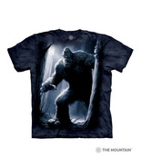 Sasquatch Bigfoot Unisex Adult T-Shirt The Mountain 100% Cotton Blue - $26.73 - $28.71