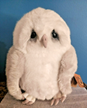 Lou Rankin Friends Dakin White/Grey Owl Plush Stuffed Animal Toy 12 Inches - £21.30 GBP