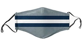 Gray &amp; Blue Stripes Team Mask - Face Accessory - Fan Gear - $76.14 MXN