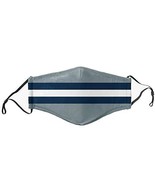 Gray &amp; Blue Stripes Team Mask - Face Accessory - Fan Gear - $4.00