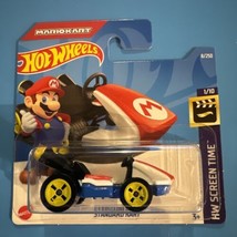 Hot Wheels 2022 8/250 Mario Kart Standard Kart HW Screen Time 1/10 - Short Card - £6.07 GBP