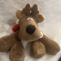 Hallmark Li’l Rodney Reindeer Plush Stuffed Toy Red Scarf Christmas 11” Nwt - $25.00