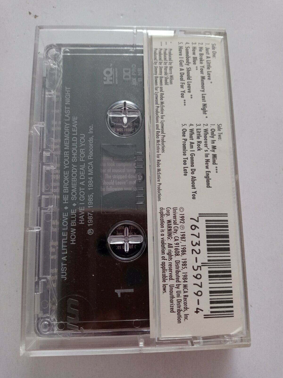 Reba McEntire's Greatest Hits (Cassette, 1992 MCA Records) RARE VERY GOOD Item image 2