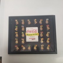 Vintage 1994 Coca-Cola World Cup Pin Set of 24, 12&quot; × 15&quot; Dominick&#39;s Display - £30.93 GBP