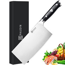 Cleaver Knife - 7 inch Meat Cleaver, High Carbon German Steel Heavy Duty Chinese - £144.12 GBP