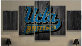 UCLA Bruins Football Five Piece No Frame Canvas Multi Panel Home Decor Art 5 - $30.50+