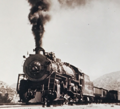 Atchison Topeka &amp; Santa Fe Railway Railroad ATSF #3837 2-10-2 Locomotive Photo - £9.74 GBP