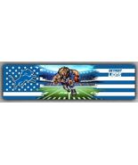 Custom Flag Football Team Memorable Flag 2x8ft 60x240cm Lions Mascot - $18.99