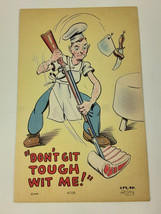Vintage Military KP Kitchen Duty Postcard Armed Services Unused Litho Dr... - £7.44 GBP