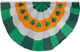 3x5 Ireland Irish Shamrock 3&#39;x5&#39; Woven PRINTED Nylon Flag Banner Fan Bun... - £5.43 GBP
