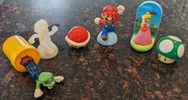 Nintendo Toy Lot Mario Figures McDonalds Super Luigi Yoshi Princess Peach Koopa - £15.94 GBP