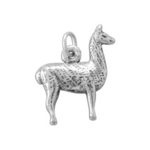 3D Alpaca Llama Cute Animal Charm 925 Sterling Silver Pendant Jewelry Gifts - £50.13 GBP