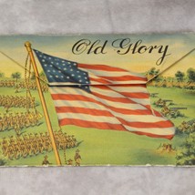 WWII US Army Linen Post Card Folder Pictorial Scenes 1941 - $15.67