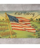WWII US Army Linen Post Card Folder Pictorial Scenes 1941 - $21.49 CAD