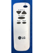 LG Air Conditioner / Fan Remote Control - White - Tested &amp; Working - USED - $13.85