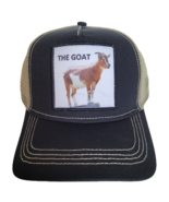 THE GOAT Hat Trucker Baseball Cap Mesh Panel Adjustable One Size Snap Ba... - $29.86 CAD