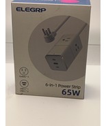 ELEGRP 67 W 3ports Fast Charger USB A USB C Foldable /p - $21.54 CAD