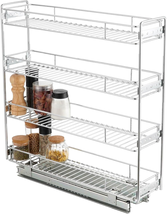 4-Tier Pull Out Kitchen Cabinet Spice Rack Holder Shelves (8&quot; W X 21&quot; D), S - €140,25 EUR