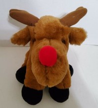 Fairview Plush Christmas Rudolph Reindeer Large 18&#39;&#39; Holiday Decoration ... - £33.36 GBP