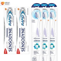 SENSODYNE Whitening Toothpaste Rapid Relief 100g x 5 (3x Sensodyne Tooth... - £46.91 GBP