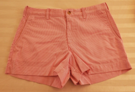 NWT Polo Ralph Lauren Pink &amp; White Striped Cotton Shorts Size 10 Candy S... - £23.36 GBP