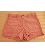 NWT Polo Ralph Lauren Pink &amp; White Striped Cotton Shorts Size 10 Candy S... - £23.45 GBP