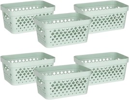 Six Sage Glad Plastic Organizing Baskets: Pantry Storage For, 1 Gallon. - $599.92 MXN