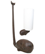 Rustic Cast Iron Marine Sperm Whale With Long Tail Kitchen Paper Towel H... - $558.09 MXN