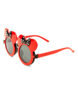 KIDS RED BLACK MOUSE EARS FLIP OUT SUNGLASSES CLEAR LENS MICKEY MINNIE C... - €6,45 EUR