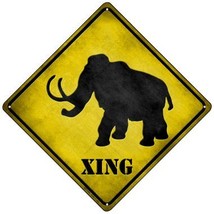 Mammoth Xing Novelty Mini Metal Crossing Sign - £13.33 GBP