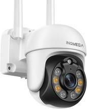 Inqmega Tuya Ptz Camera Outdoor, 3Mp Security Home Surveillance, Cloud &amp;... - £41.20 GBP