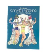 Tom Tierney Carmen Miranda Uncut Paper Dolls Vintage 1986 Full Color Mad... - $17.85 CAD