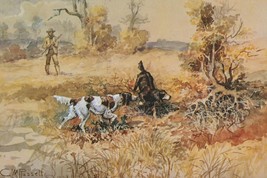 Huntsman and Dogs by Charles Marion Russell Western Giclee Print + Free Shipping - £31.27 GBP+