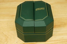 Fine Estate Jewelry Seiko Kinetic Green Storage Display Wrist Watch BOX ... - $24.74