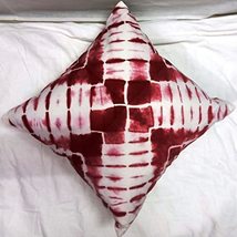 Shibori Cushion Covers Decorative Throw, 100%Cotton Indian Outdoor Cushi... - £7.85 GBP