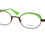 New TRACTION PRODUCTIONS FUSION BRUNVERT Brown Green Eyeglasses 48-22-13... - $259.69