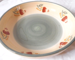 Brushes KIC Tuscany Spice Hand Painted 9&quot; Bowl Snacks Side Salad Meal Pr... - $13.85