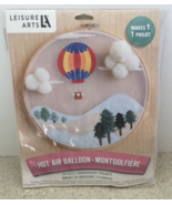 Leisure Arts Embroidery Kit Hot Air Balloon SEALED - $9.89