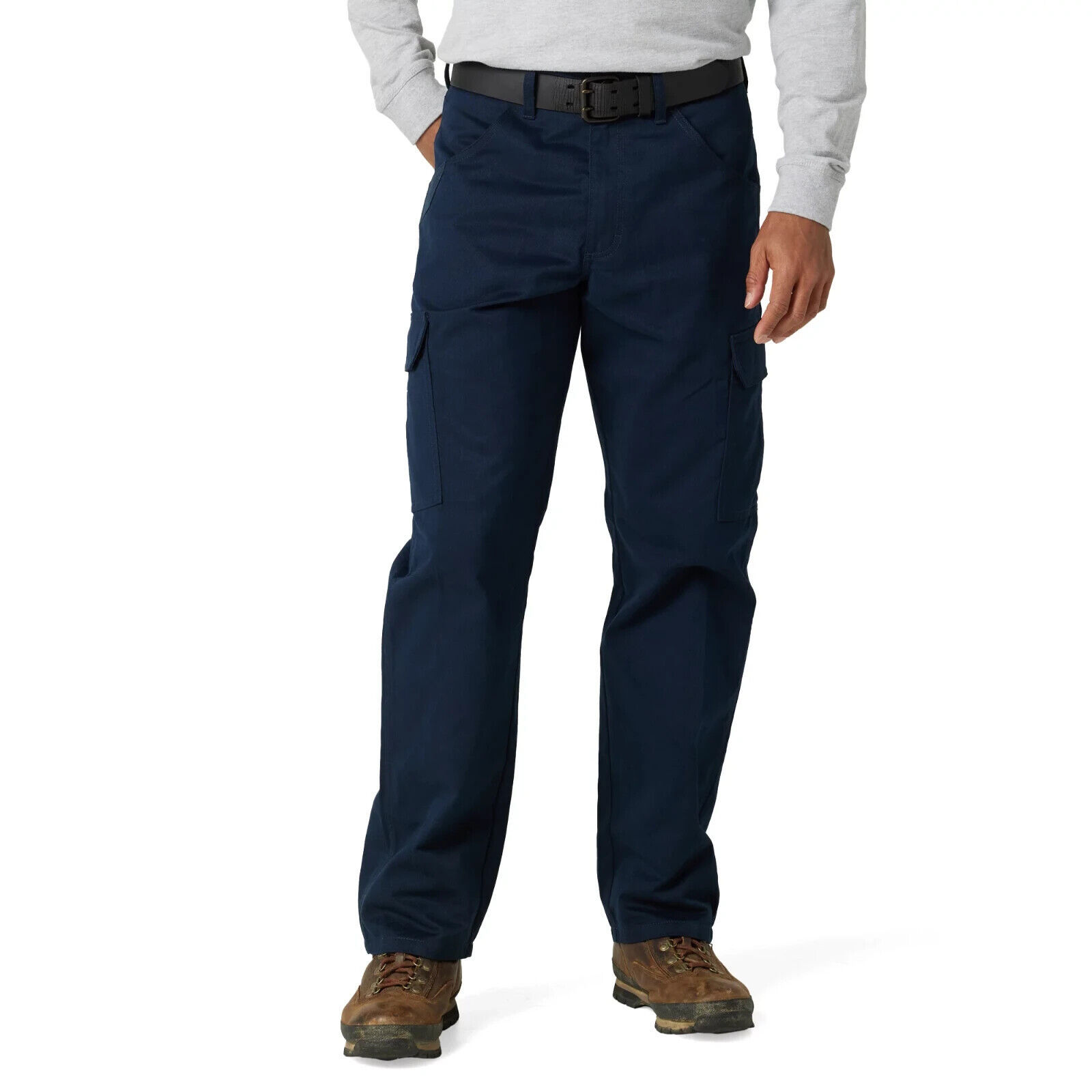 Primary image for Men's Wrangler Workwear Relaxed Fit Cargo Pant, Blue Size 44 x 32