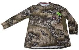 Realtree Mens Excape Camouflage Long Sleeve Performance Hunting Tee Shir... - $19.79